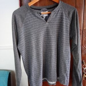 Mens Medium grey long sleeve shirt